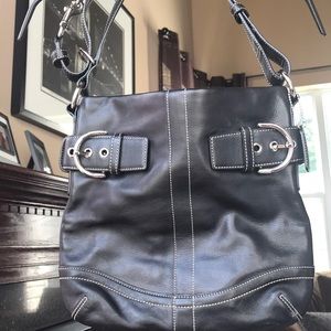 Coach Duffle Slim Convertible 1452 Leather Bag